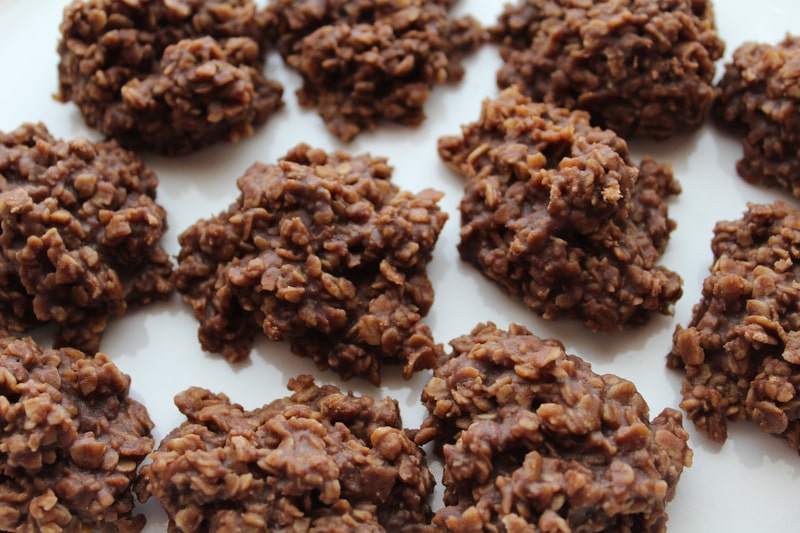 Chocolate and Coconut No-Bake Cookies